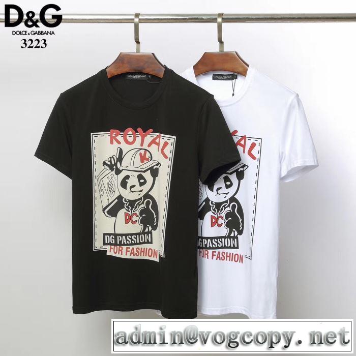 2019限定 男性に人気  Dolce&Gabbana Tシャツ/半袖 2色可選 ドルチェ＆ガッバーナ 最新で完売確実