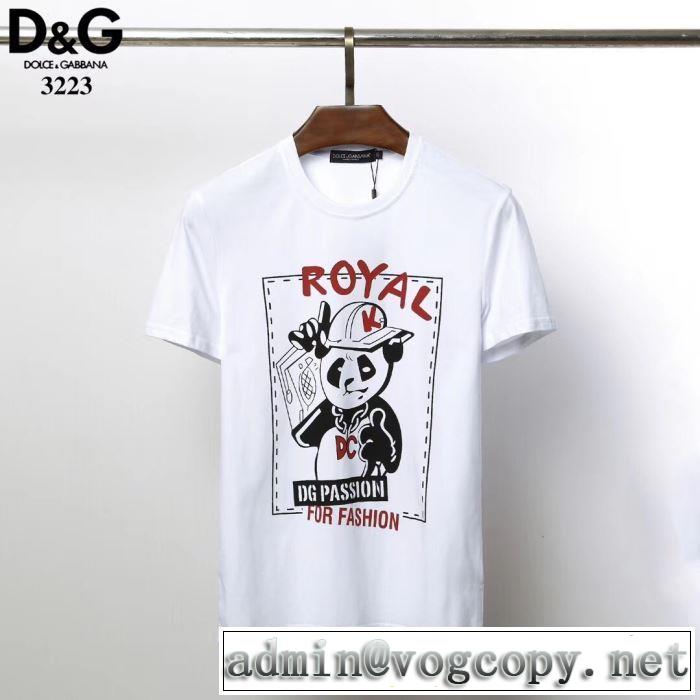 2019限定 男性に人気  Dolce&Gabbana Tシャツ/半袖 2色可選 ドルチェ＆ガッバーナ 最新で完売確実