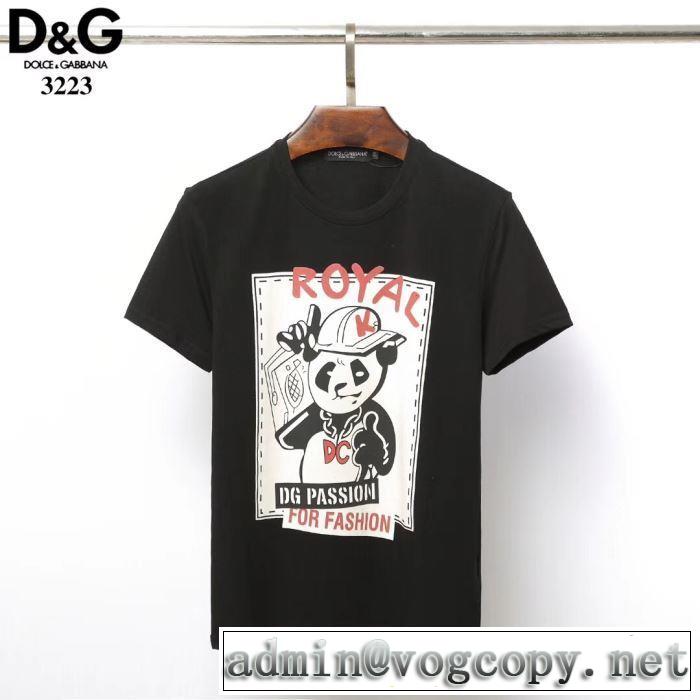 2019限定 男性に人気  Dolce&Gabbana Tシャツ/半袖 2色可選 ドルチェ＆ガッバーナ 最新で完売確実