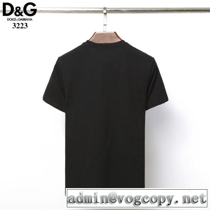 2019限定 男性に人気  Dolce&Gabbana Tシャツ/半袖 2色可選 ドルチェ＆ガッバーナ 最新で完売確実