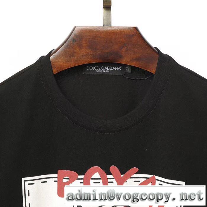 2019限定 男性に人気  Dolce&Gabbana Tシャツ/半袖 2色可選 ドルチェ＆ガッバーナ 最新で完売確実