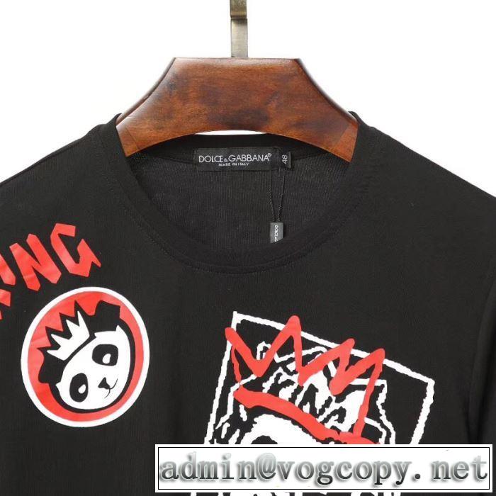 定番が欲しい方 2色可選 ドルチェ＆ガッバーナ Dolce&Gabbana  Tシャツ/半袖 2019年最新ファッション