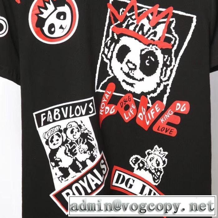 定番が欲しい方 2色可選 ドルチェ＆ガッバーナ Dolce&Gabbana  Tシャツ/半袖 2019年最新ファッション