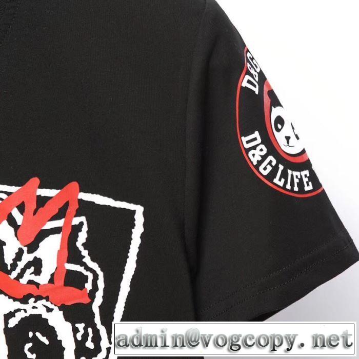 定番が欲しい方 2色可選 ドルチェ＆ガッバーナ Dolce&Gabbana  Tシャツ/半袖 2019年最新ファッション