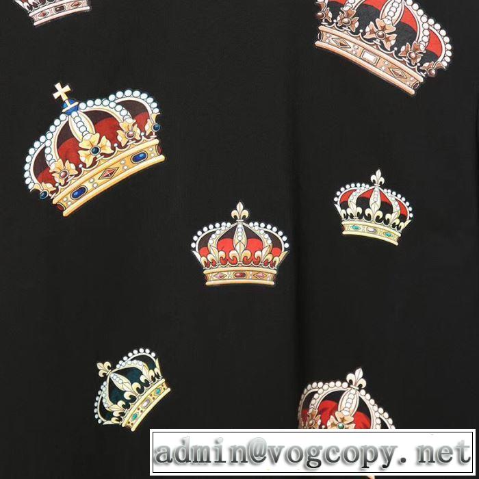 3色可選 ドルチェ＆ガッバーナ Dolce&Gabbana2019春夏も引き続き人気セール  Tシャツ/半袖