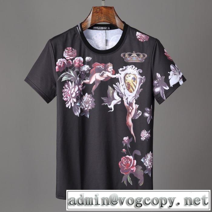 超あたたかい すごく稀少カラー2019春夏の大注目トレンド ドルチェ＆ガッバーナ Dolce&Gabbana  Tシャツ/半袖