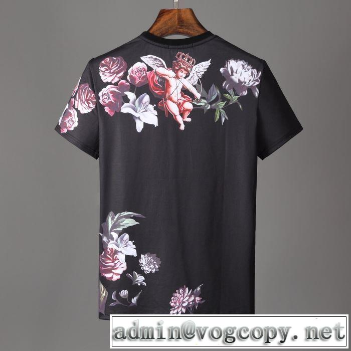 超あたたかい すごく稀少カラー2019春夏の大注目トレンド ドルチェ＆ガッバーナ Dolce&Gabbana  Tシャツ/半袖