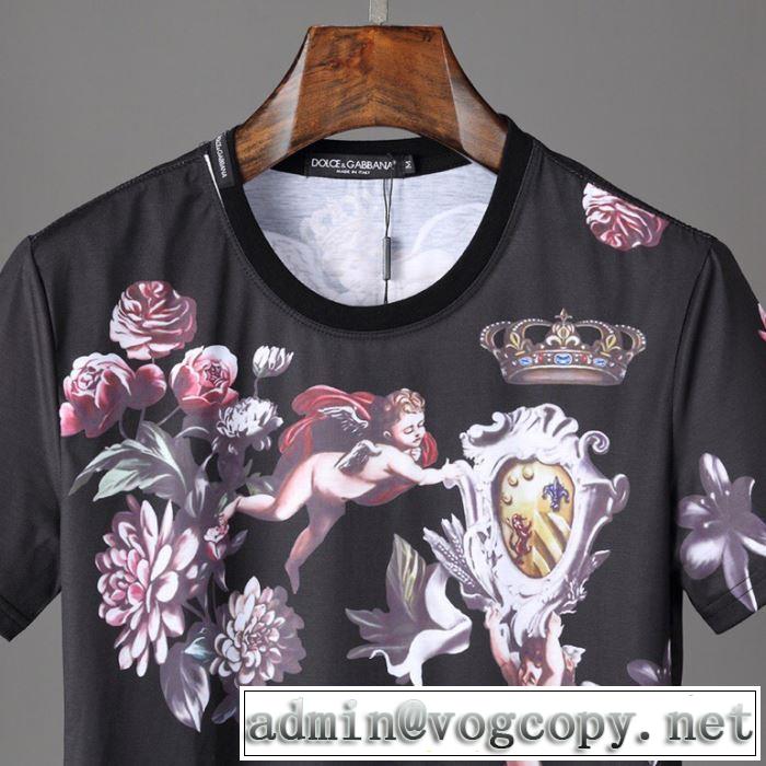 超あたたかい すごく稀少カラー2019春夏の大注目トレンド ドルチェ＆ガッバーナ Dolce&Gabbana  Tシャツ/半袖