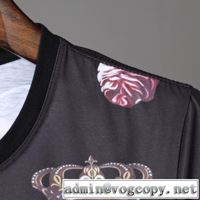 超あたたかい すごく稀少カラー2019春夏の大注目トレンド ドルチェ＆ガッバーナ Dolce&Gabbana  Tシャツ/半袖