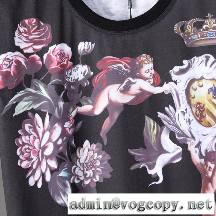 超あたたかい すごく稀少カラー2019春夏の大注目トレンド ドルチェ＆ガッバーナ Dolce&Gabbana  Tシャツ/半袖
