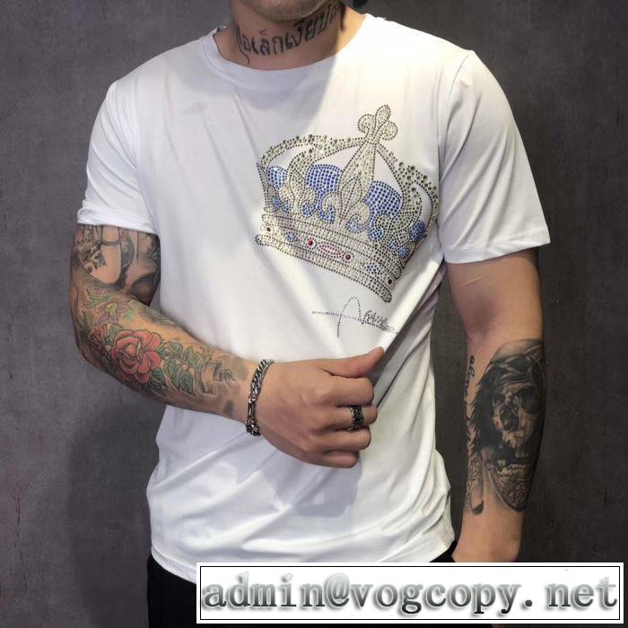 最終価格セール 2色可選 ドルチェ＆ガッバーナ Dolce&Gabbana 春夏の流行り2019新品 Tシャツ/半袖