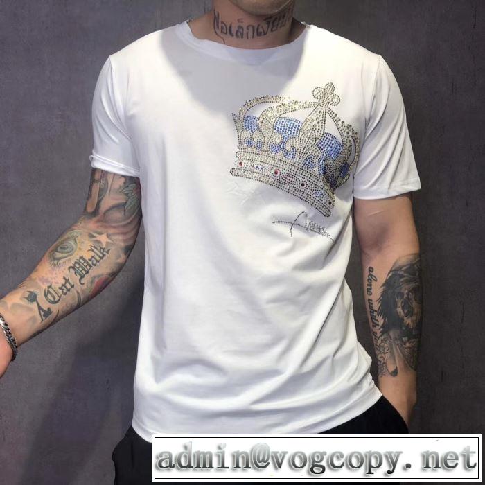 最終価格セール 2色可選 ドルチェ＆ガッバーナ Dolce&Gabbana 春夏の流行り2019新品 Tシャツ/半袖
