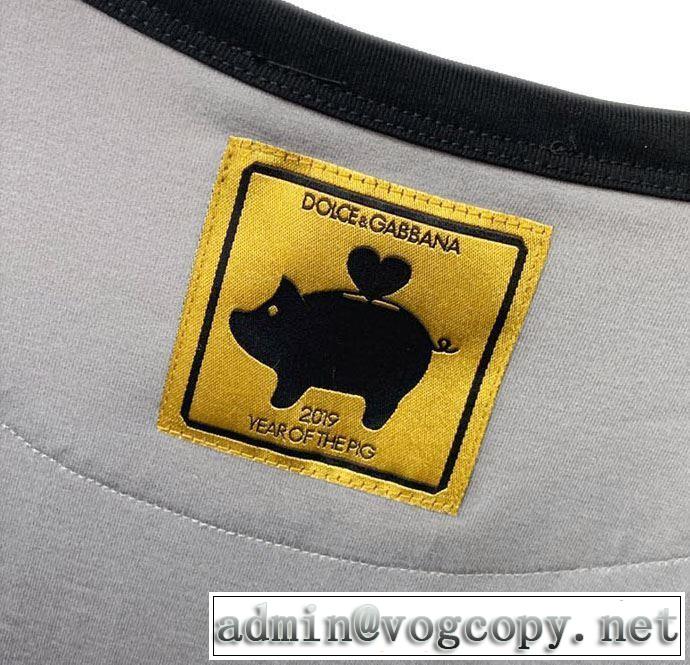 正規品保証19春夏 ドルチェ＆ガッバーナ春夏の流行り2019新品 Dolce&Gabbana  Tシャツ/半袖