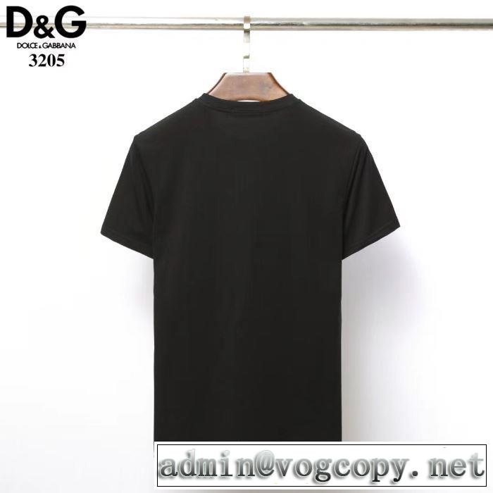 Tシャツ/半袖 最新で男性にもお勧め 2色可選 ドルチェ＆ガッバーナ2019SSのトレンド商品  Dolce&Gabbana