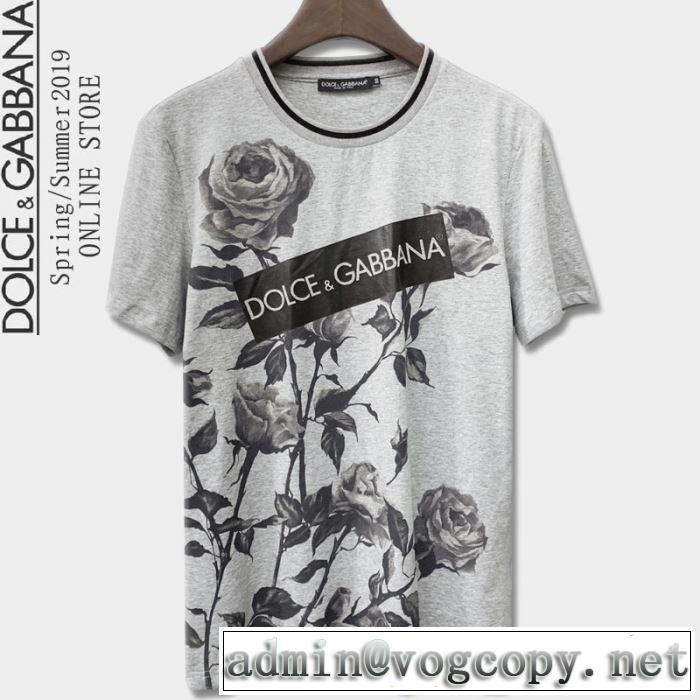 いろいろ選べる Dolce&Gabbana2色可選 Tシャツ/半袖ドルチェ＆ガッバーナ2019春夏も引き続き人気セール