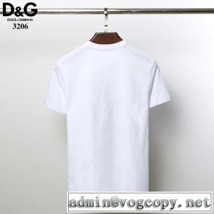 Dolce&Gabbana 春夏の流行り2019新品 Tシャツ/半袖送料込み 希少品 2色可選 ドルチェ＆ガッバーナ