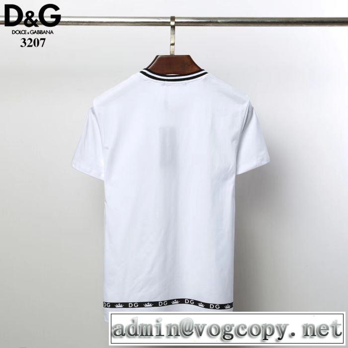【2019春夏】最新コレクションTシャツ/半袖 2色可選 ドルチェ＆ガッバーナ Dolce&Gabbana セールで格安