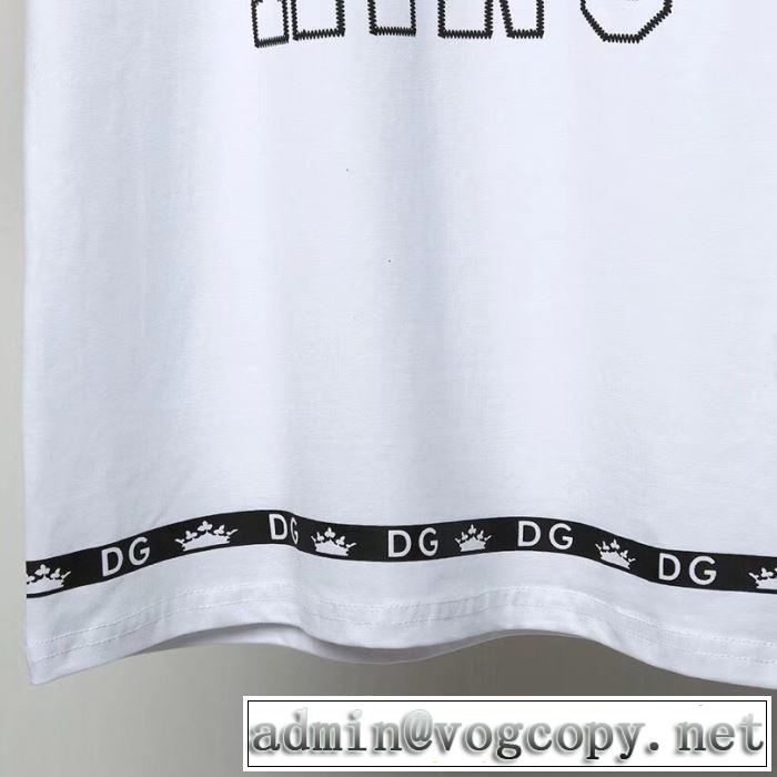 【2019春夏】最新コレクションTシャツ/半袖 2色可選 ドルチェ＆ガッバーナ Dolce&Gabbana セールで格安