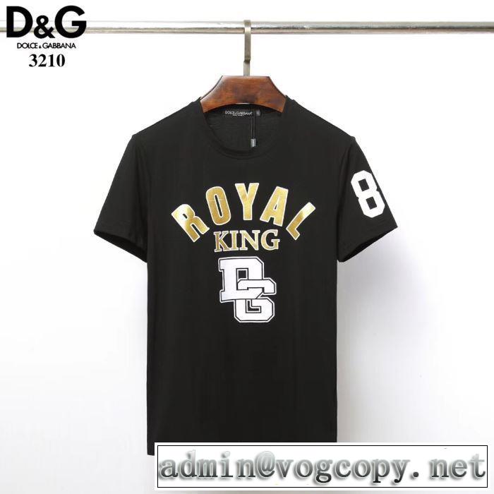 人気モデル愛用 2色可選 Tシャツ/半袖ドルチェ＆ガッバーナ【2019春夏】最新コレクション  Dolce&Gabbana