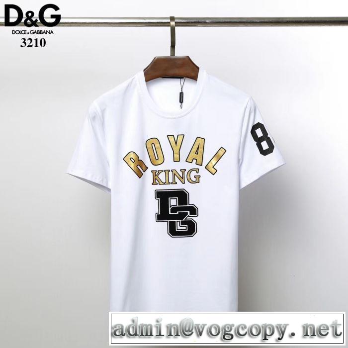 人気モデル愛用 2色可選 Tシャツ/半袖ドルチェ＆ガッバーナ【2019春夏】最新コレクション  Dolce&Gabbana