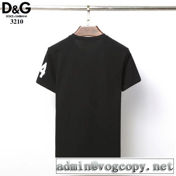 人気モデル愛用 2色可選 Tシャツ/半袖ドルチェ＆ガッバーナ【2019春夏】最新コレクション  Dolce&Gabbana