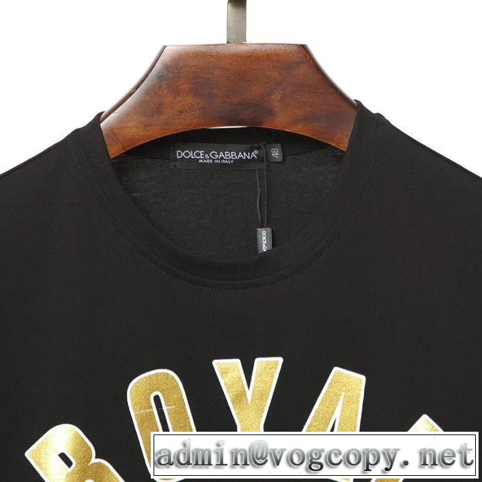 人気モデル愛用 2色可選 Tシャツ/半袖ドルチェ＆ガッバーナ【2019春夏】最新コレクション  Dolce&Gabbana
