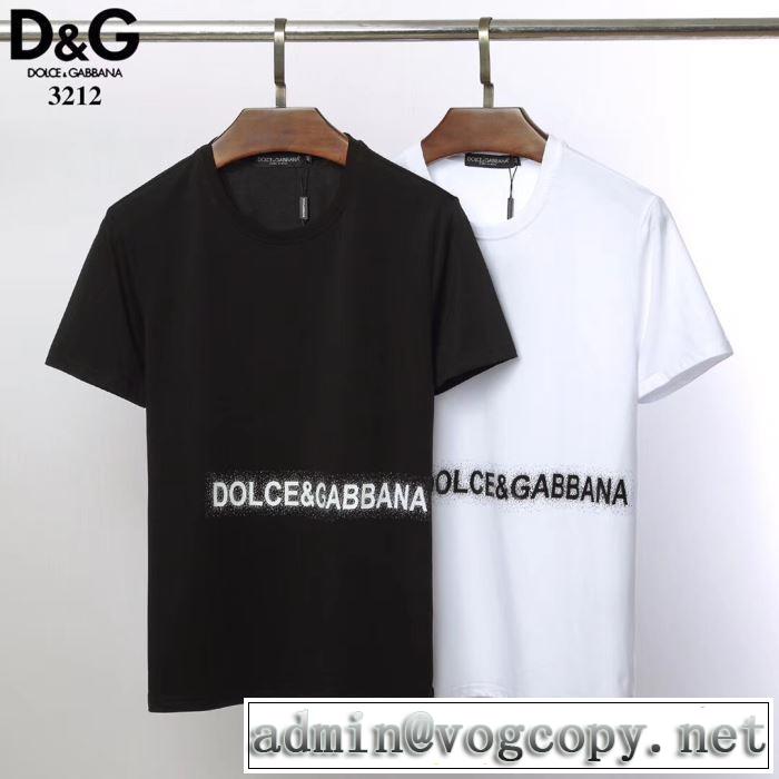 NEW素敵 セール早いもの勝ち Tシャツ/半袖2色可選2019SSのトレンド商品 ドルチェ＆ガッバーナ Dolce&Gabbana