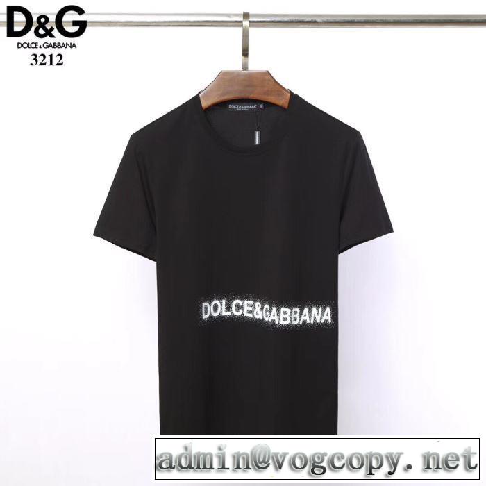 NEW素敵 セール早いもの勝ち Tシャツ/半袖2色可選2019SSのトレンド商品 ドルチェ＆ガッバーナ Dolce&Gabbana