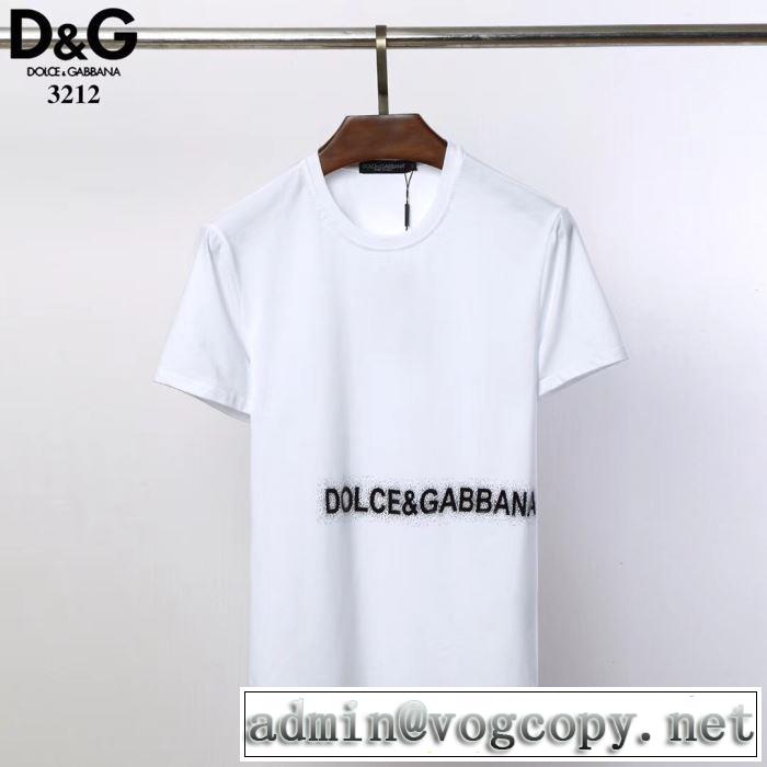 NEW素敵 セール早いもの勝ち Tシャツ/半袖2色可選2019SSのトレンド商品 ドルチェ＆ガッバーナ Dolce&Gabbana