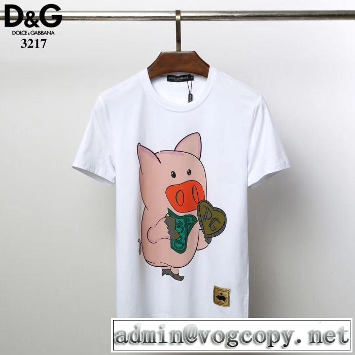 2019夏ファション新品  Dolce&Gabbana  3色可選 おすすめな大人のトレンドTシャツ/半袖 ドルチェ＆ガッバーナ
