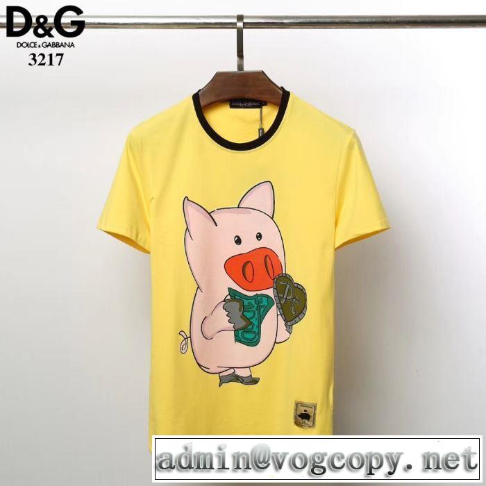 2019夏ファション新品  Dolce&Gabbana  3色可選 おすすめな大人のトレンドTシャツ/半袖 ドルチェ＆ガッバーナ