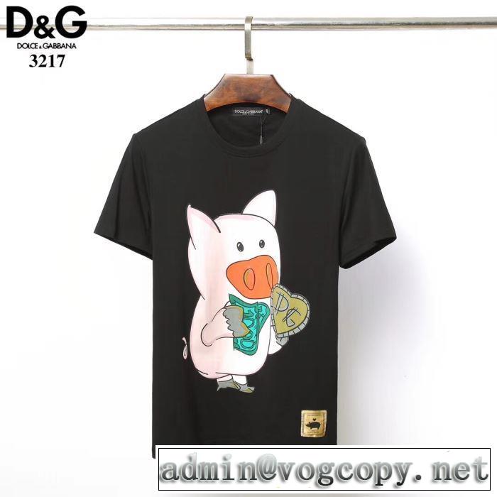 2019夏ファション新品  Dolce&Gabbana  3色可選 おすすめな大人のトレンドTシャツ/半袖 ドルチェ＆ガッバーナ