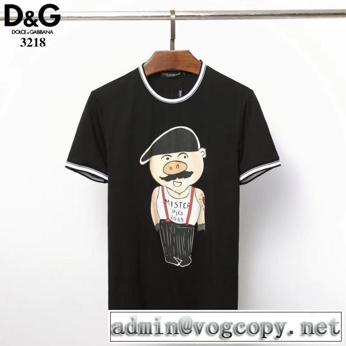 特価セール 3色可選2019夏ファション新品 ドルチェ＆ガッバーナ Dolce&Gabbana  Tシャツ/半袖 格安SALE