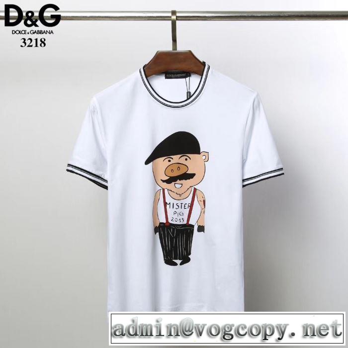 特価セール 3色可選2019夏ファション新品 ドルチェ＆ガッバーナ Dolce&Gabbana  Tシャツ/半袖 格安SALE
