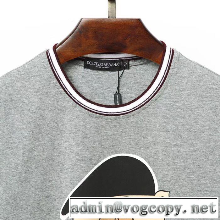 特価セール 3色可選2019夏ファション新品 ドルチェ＆ガッバーナ Dolce&Gabbana  Tシャツ/半袖 格安SALE