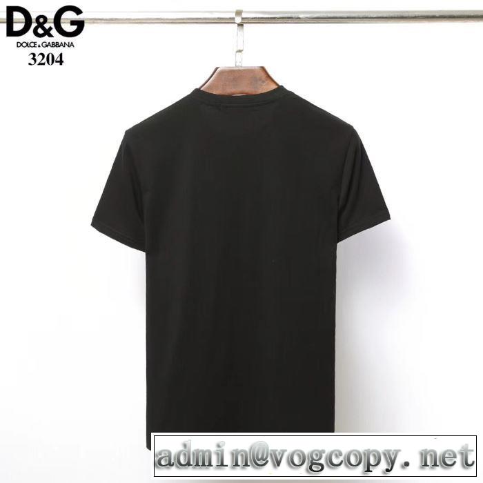 2019夏ファション新品 3色可選 ドルチェ＆ガッバーナ夏キレ味をプラス Dolce&Gabbana  Tシャツ/半袖