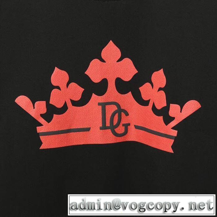 2019夏ファション新品 3色可選 ドルチェ＆ガッバーナ夏キレ味をプラス Dolce&Gabbana  Tシャツ/半袖
