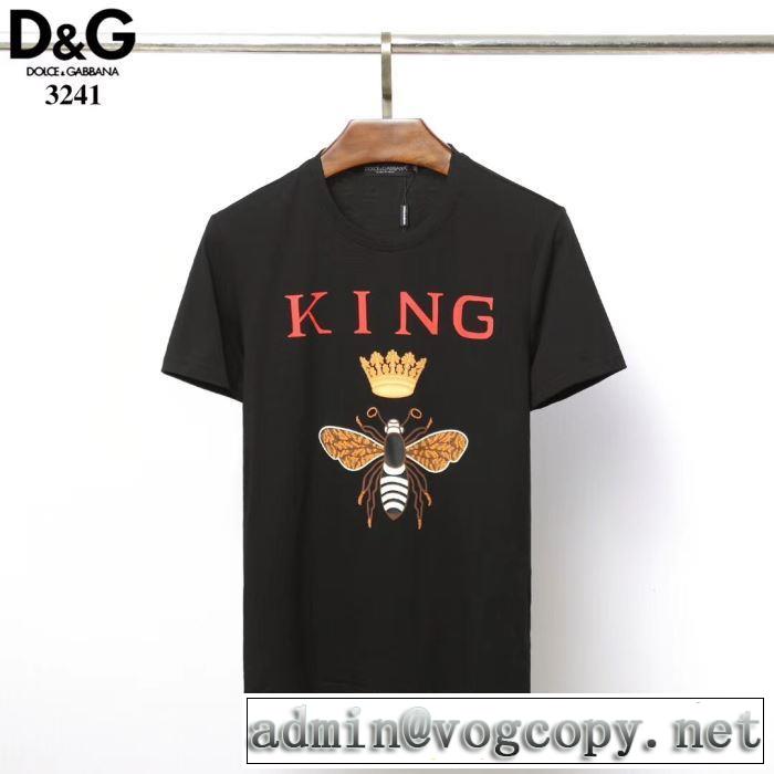 Tシャツ/半袖 春夏の流行り2019新品 2色可選 ドルチェ＆ガッバーナ送料込み 希少品  Dolce&Gabbana