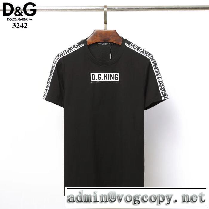 【2019春夏】最新コレクション 2色可選 ドルチェ＆ガッバーナ Dolce&Gabbana  Tシャツ/半袖今っぽく新作アイテム