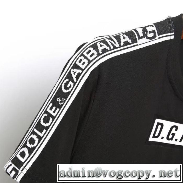 【2019春夏】最新コレクション 2色可選 ドルチェ＆ガッバーナ Dolce&Gabbana  Tシャツ/半袖今っぽく新作アイテム