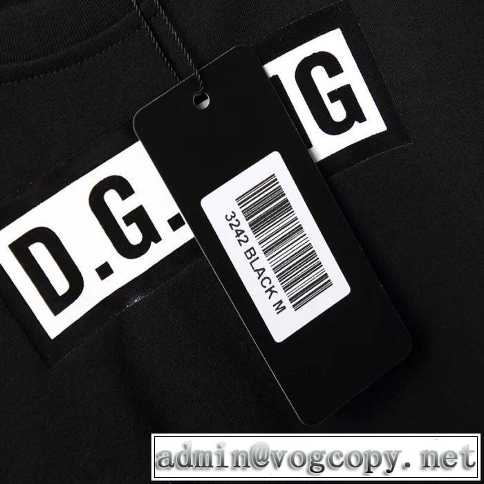 【2019春夏】最新コレクション 2色可選 ドルチェ＆ガッバーナ Dolce&Gabbana  Tシャツ/半袖今っぽく新作アイテム