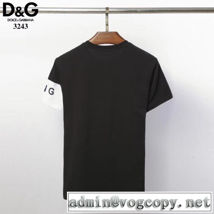 2019春夏の大注目トレンド Tシャツ/半袖 2色可選 ドルチェ＆ガッバーナ Dolce&Gabbana  春夏のトレンドアイテム
