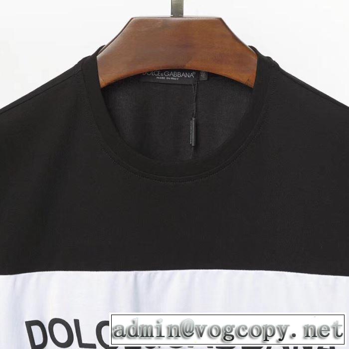 2019春夏の大注目トレンド Tシャツ/半袖 2色可選 ドルチェ＆ガッバーナ Dolce&Gabbana  春夏のトレンドアイテム