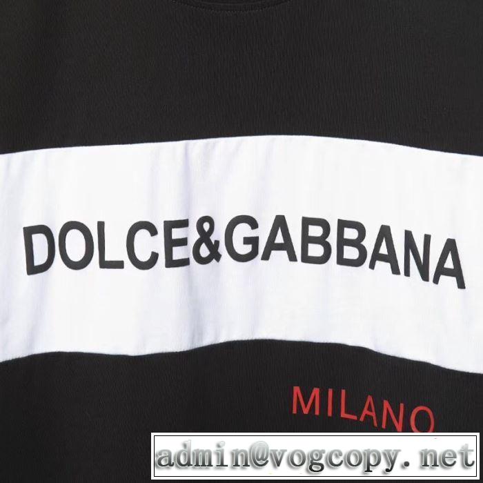2019春夏の大注目トレンド Tシャツ/半袖 2色可選 ドルチェ＆ガッバーナ Dolce&Gabbana  春夏のトレンドアイテム