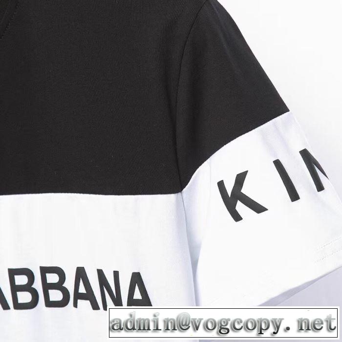 2019春夏の大注目トレンド Tシャツ/半袖 2色可選 ドルチェ＆ガッバーナ Dolce&Gabbana  春夏のトレンドアイテム