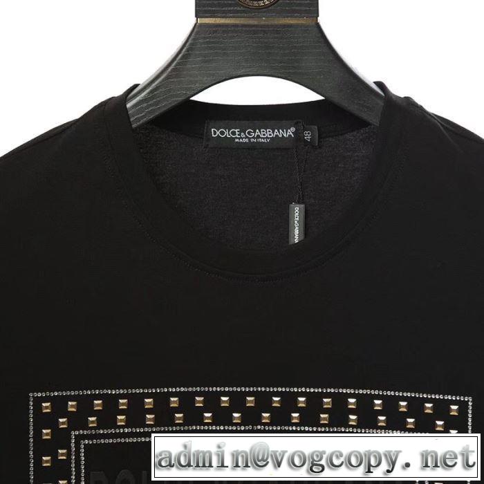 2019年最新ファッション 2色可選 ドルチェ＆ガッバーナ Dolce&Gabbana  Tシャツ/半袖特価セール