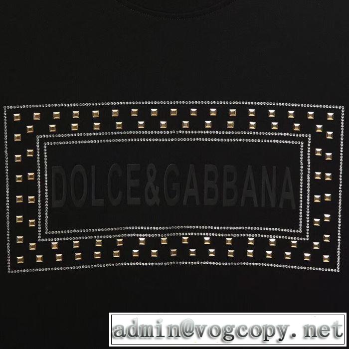 2019年最新ファッション 2色可選 ドルチェ＆ガッバーナ Dolce&Gabbana  Tシャツ/半袖特価セール