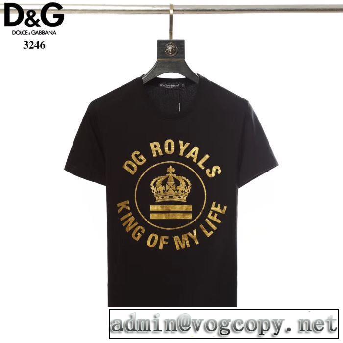 送料込み 希少品 2色可選 ドルチェ＆ガッバーナ Dolce&Gabbana  Tシャツ/半袖 2019年最新ファッション