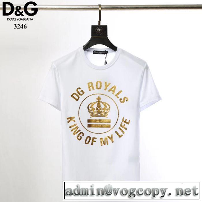 送料込み 希少品 2色可選 ドルチェ＆ガッバーナ Dolce&Gabbana  Tシャツ/半袖 2019年最新ファッション