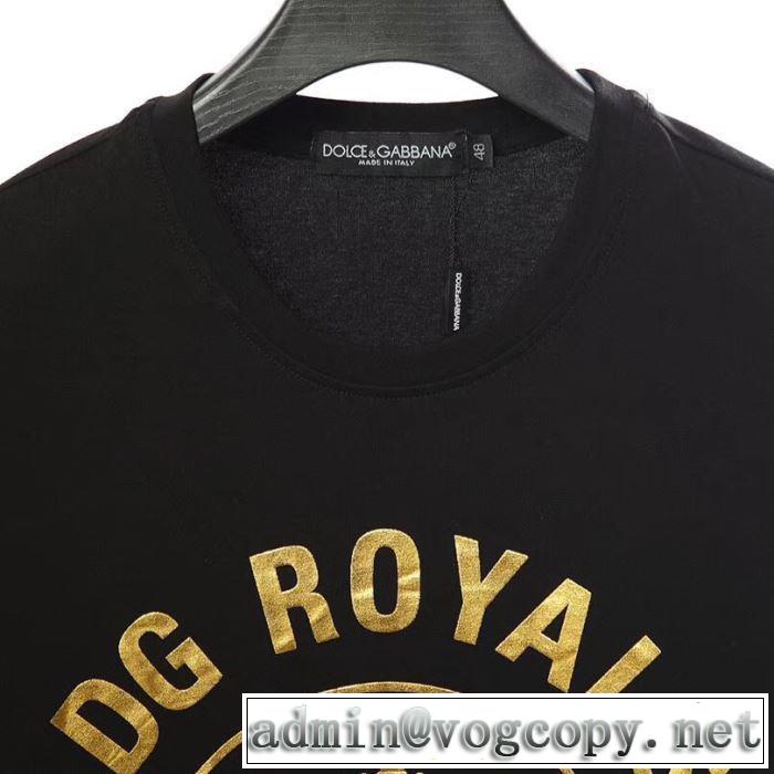 送料込み 希少品 2色可選 ドルチェ＆ガッバーナ Dolce&Gabbana  Tシャツ/半袖 2019年最新ファッション